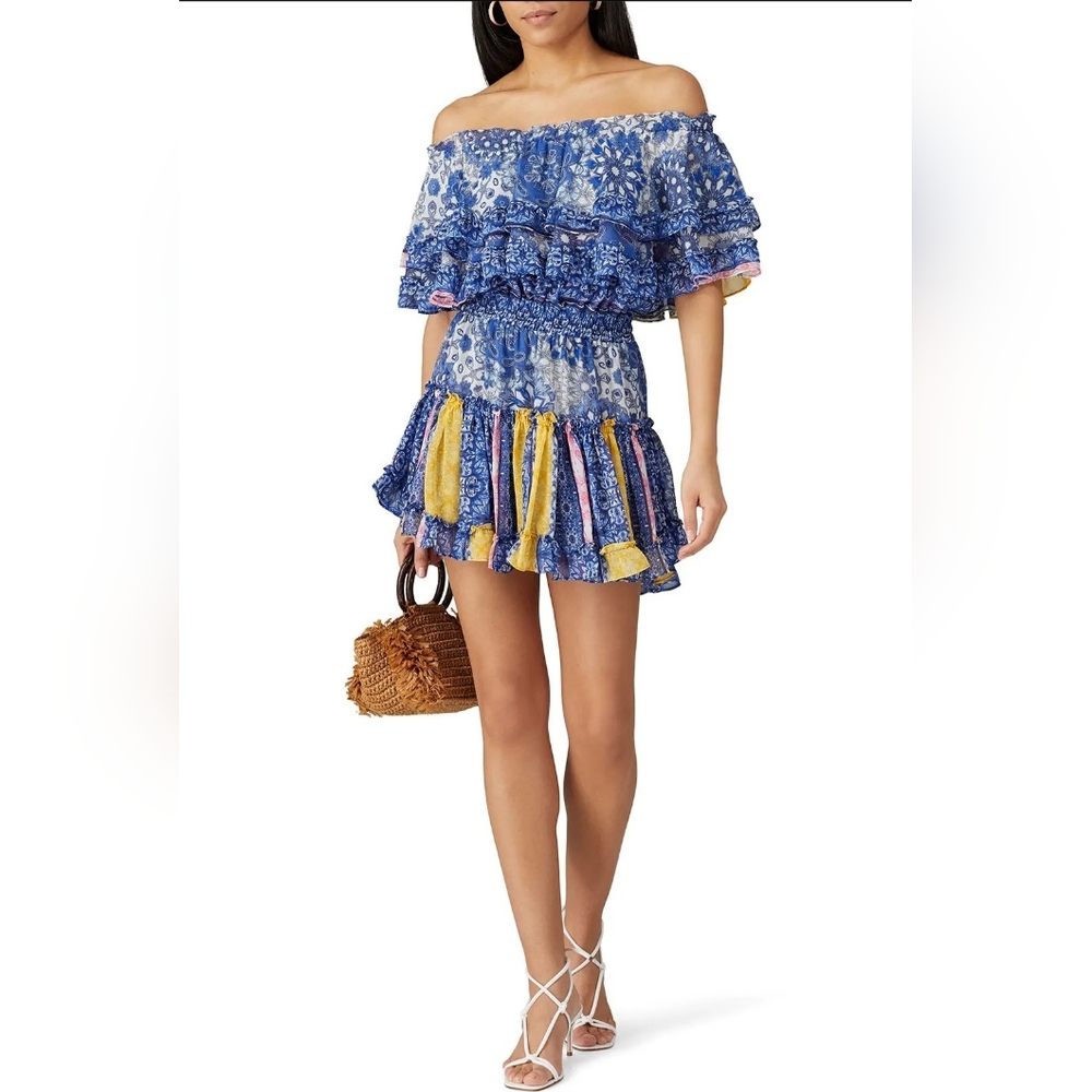 MISA Mini Off Shoulder Dress